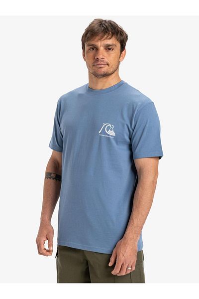 Quiksilver Evo Original Bs Ss Tee Men's T-Shirt Eqyzt08039-Qk.Blq0 Blue-M