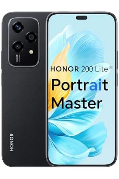 HONOR 200 Lite, 5G Dual SIM, 8GB RAM + 256GB ROM, 6.7” Anti-Drop AMOLED Display, 108MP Triple Rear