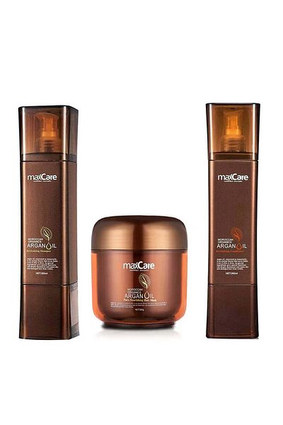 Maxcare Moroccan Organics Argan Oil Hair Care Bundle