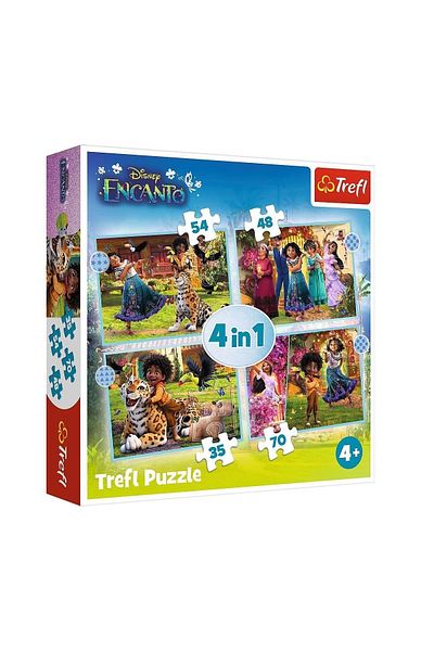 Eldenör PUZZLE-34615 Disney Encanto 4IN1 Puzzle