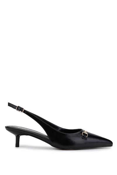 Tamer Tanca Women's Vegan Black Heeled Shoes