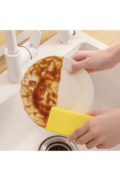 storeks Moist Eraser Sponge Cleaning Sponge for Bathroom, Kitchen and Car