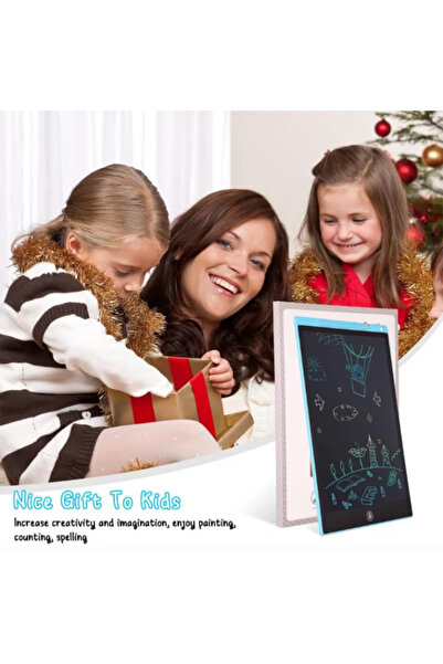 OEM LCD writing and drawing tablet for children, Electronic, 8.5 inch, Blue