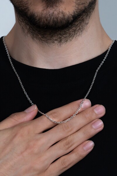 Takı Dükkanı Classic Sports Model Unisex Men Women Necklace Chain Eck09K