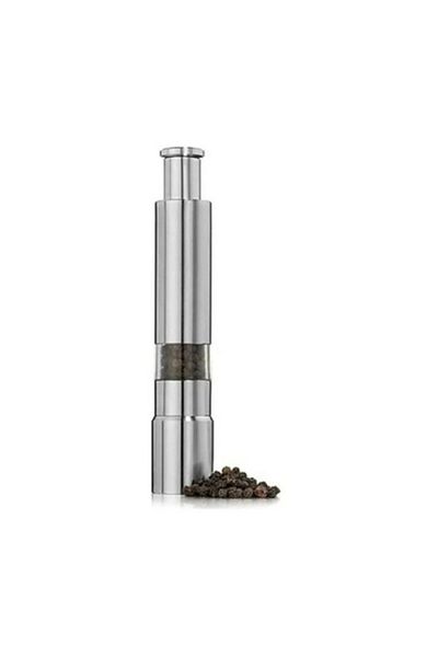LiderGlobal Stainless Steel Automatic Push Spice Grinder