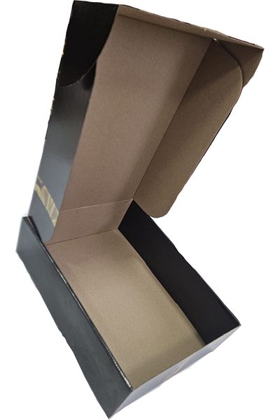 DanyCris Self-Formed Cardboard Gift Box 330x240x90 Black/Silver