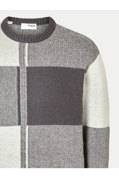 Selected Homme Pulover bărbătesc selected homme 16094557 Gri