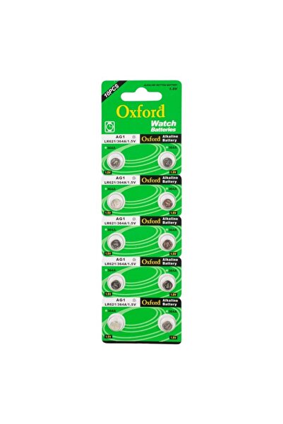 Genel Markalar Oxford AG1 LR621 Alkalin 10'lu Saat Pili