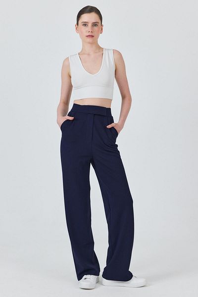 Rays Laci Waist Velcro Comfortable Palazzo Trousers 4055A