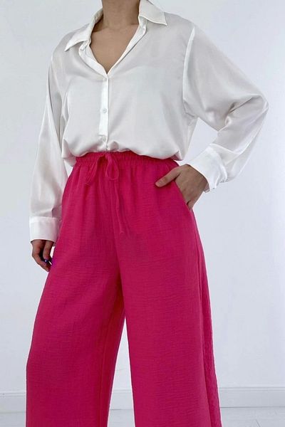 Silerra Pantaloni de in fucsia