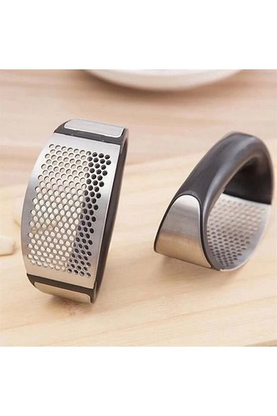 LiderGlobal New Garlic Crusher Stainless Steel Garlic Press