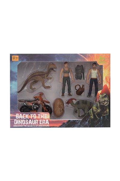 storeks Women's and Men's Figured Motorcycle and Dinosaur Egg Play Set