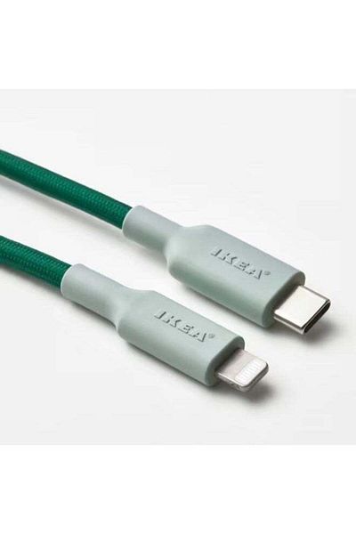 Generic USB-C to Lightning Cable Green 1.5m