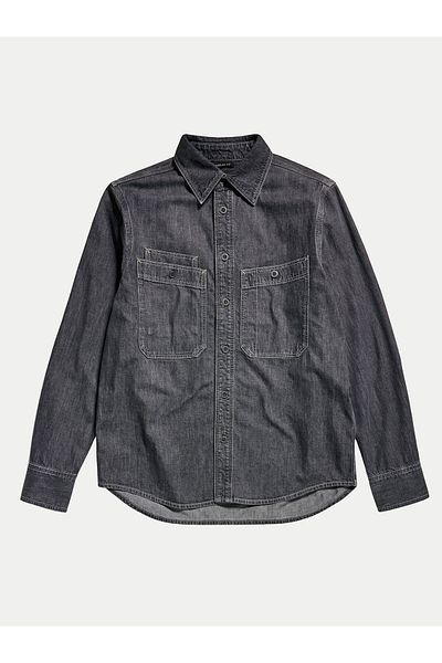 G-STAR RAW g star raw Mens Denim Shirt D23009-D540 Gray