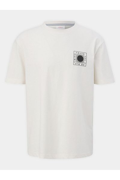 s.Oliver s oliver Men's T-Shirt 10.3.11.12.130.2129466 White