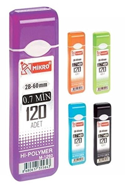 Artlantis Kalem Ucu 120 li 0.7 mm 2B 1 Adet Çoklu Versatil Kalem Uç Mekanik U...