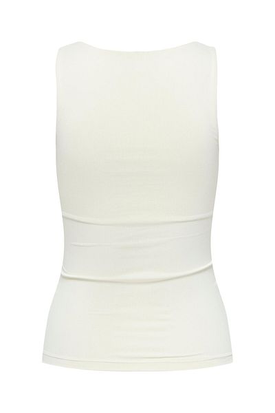 ONLY Bluză de damă albă ONLY-15278090 ONLEA CLOUD DANCER