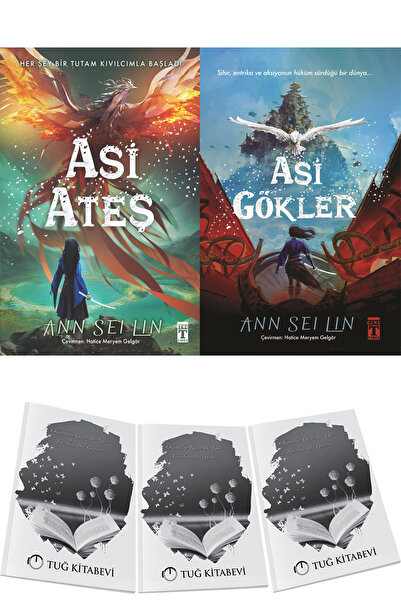 Genç Timaş Asi Ateş ve Asi Gökler 2li Set Ann Sei Lin + Hediyeli