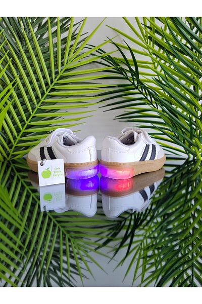 elma bebe Lighted Suitable for Daily Use Unisex Girls Boys Baby Kids Sneaker Sports Shoes
