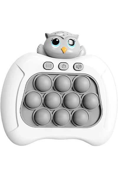 OEM Joc interactiv Pop-It Consola, antistres, cu sunete si lumini, Bufnita