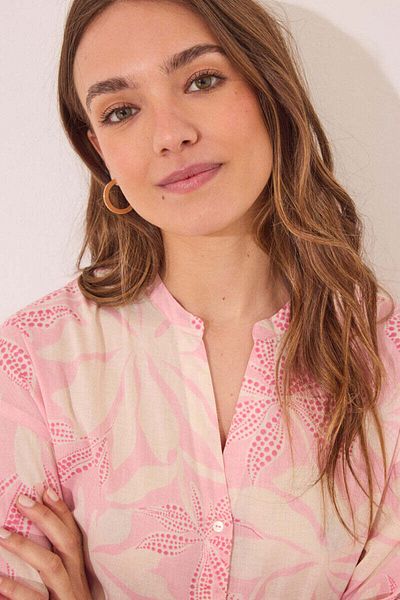 Women'secret 100% cotton voile classic pyjamas with floral print