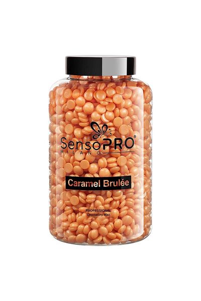 SensoPRO Milano SensoPRO Professional Elastic Hair Removal Wax Milano Caramel Brulee, 400g