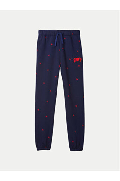 GAP Pantaloni de trening pentru fete 645537-00 Bleumarin