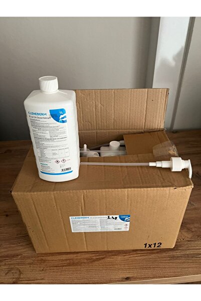 CLENEDERM 1 Kg Dezenfektan El Ve Cilt Dezenfektan 12x1000ml