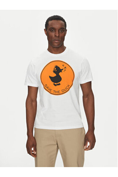 SAVE THE DUCK Tricou bărbătesc DT0825M-BESY20 Alb