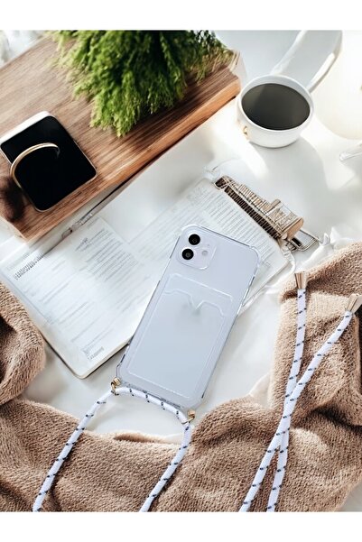 PiyasaSepeti حافظة مضادة للصدمات لهاتف ابل ايفون 12 ميني مع حامل بطاقة وحزام ...