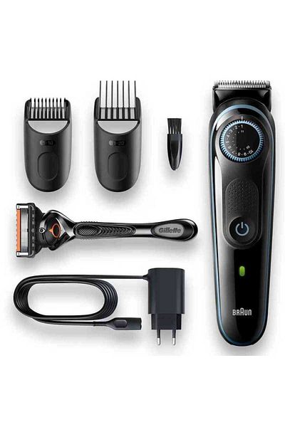 Braun Aparat de tuns barba Braun BT3340 Acumulator 39 setari lungime Negru