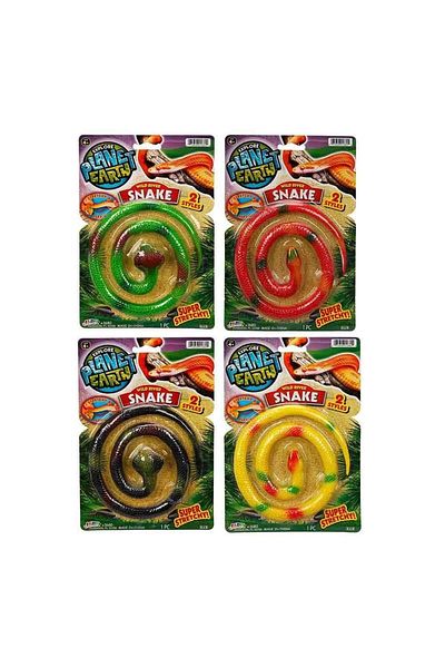 storeks Jaru Planet Earth Stretch Flexible Snake - 1 piece in stock is sent.