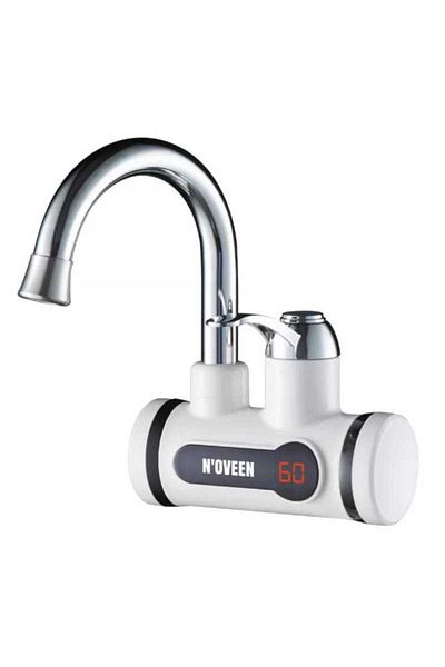Noveen Robinet electric pentru incalzit apa Noveen IWH350 3600W instant apa calda pe perete 2 duze Alb