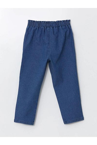 LC Waikiki LCW baby Indigo Pantaloni de blugi pentru fetiță cu talie elastică