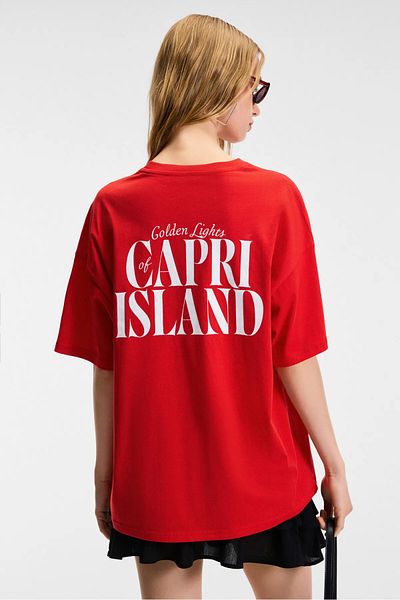 Koklonmoda Unisex Printed Oversize T-Shirt