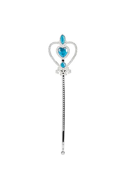 Findit Blue Color Heart Embroidered Frozen Elsa Wand (2818)