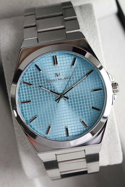 Rosso Milano Rm612631A4 Men's Wrist Watch with Steel Cord
