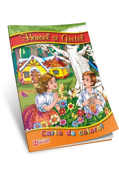 Editura Unicart Coloring book - Hansel and Gretel