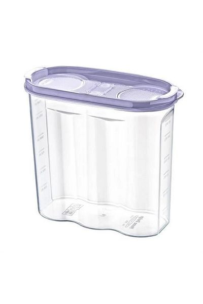 storeks 2 Lids Scale Food Dry Food Storage Box Container - 1.7 Liter - SA935