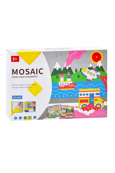 OEM Joc educativ, lipeste stickere pe mozaicul