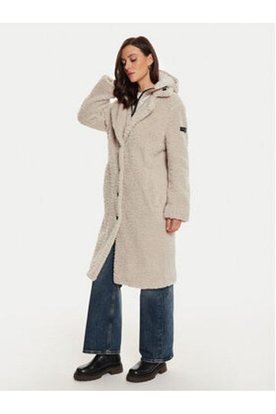 Frieda & Freddies Frieda Freddies Palton din piele de oaie pentru femei 3808 Ecru