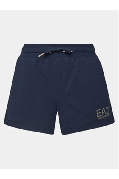 EA7 Emporio Armani Γυναικείο Αθλητικό Σορτς 3DTS51 TJTXZ Μπλε Ναυτικό