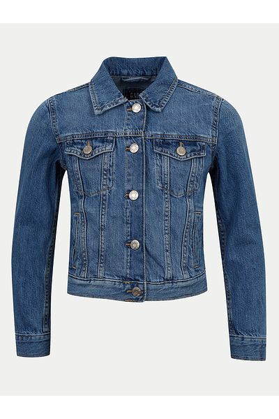 GAP Jachetă denim pentru fete 620681 albastră