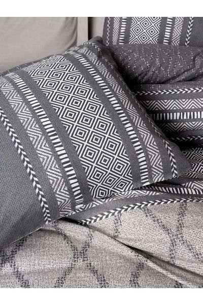 RBY Cotton Box Soil Double Duvet Cover Set Tonnia Mink