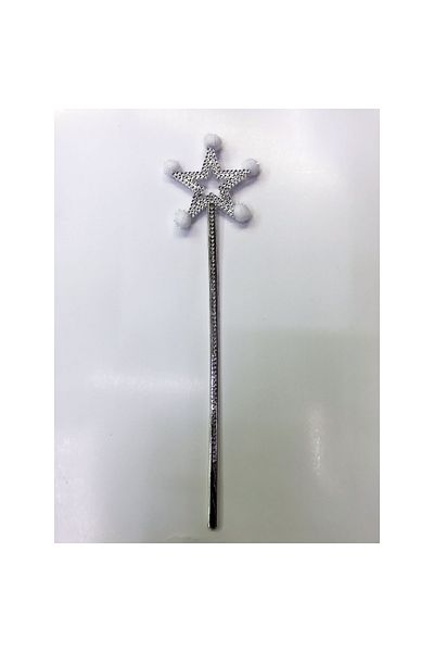Findit Star Fairy Wand Magic Wand with White Pompom (2818)