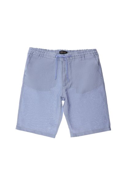 Kiğılı Linen Bermuda Shorts with Elastic Waist