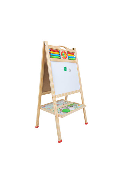 Factory Price - Magnetic Wooden Easel Board w/ Accessories & Abacus