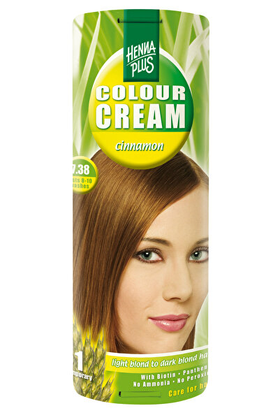 Hennaplus Crema Coloranta Hennaplus Cinnamon 7.38, 60 ml