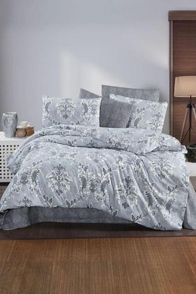 TOFİSA Gray Single Duvet Cover Set 24769