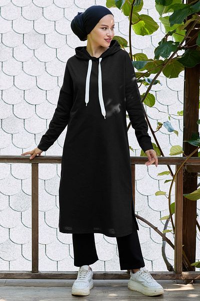 TOFİSA Tunic Black - 11006